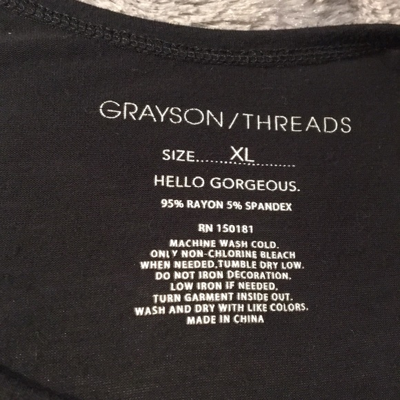 Women’s black tank top - Picture 5 of 5